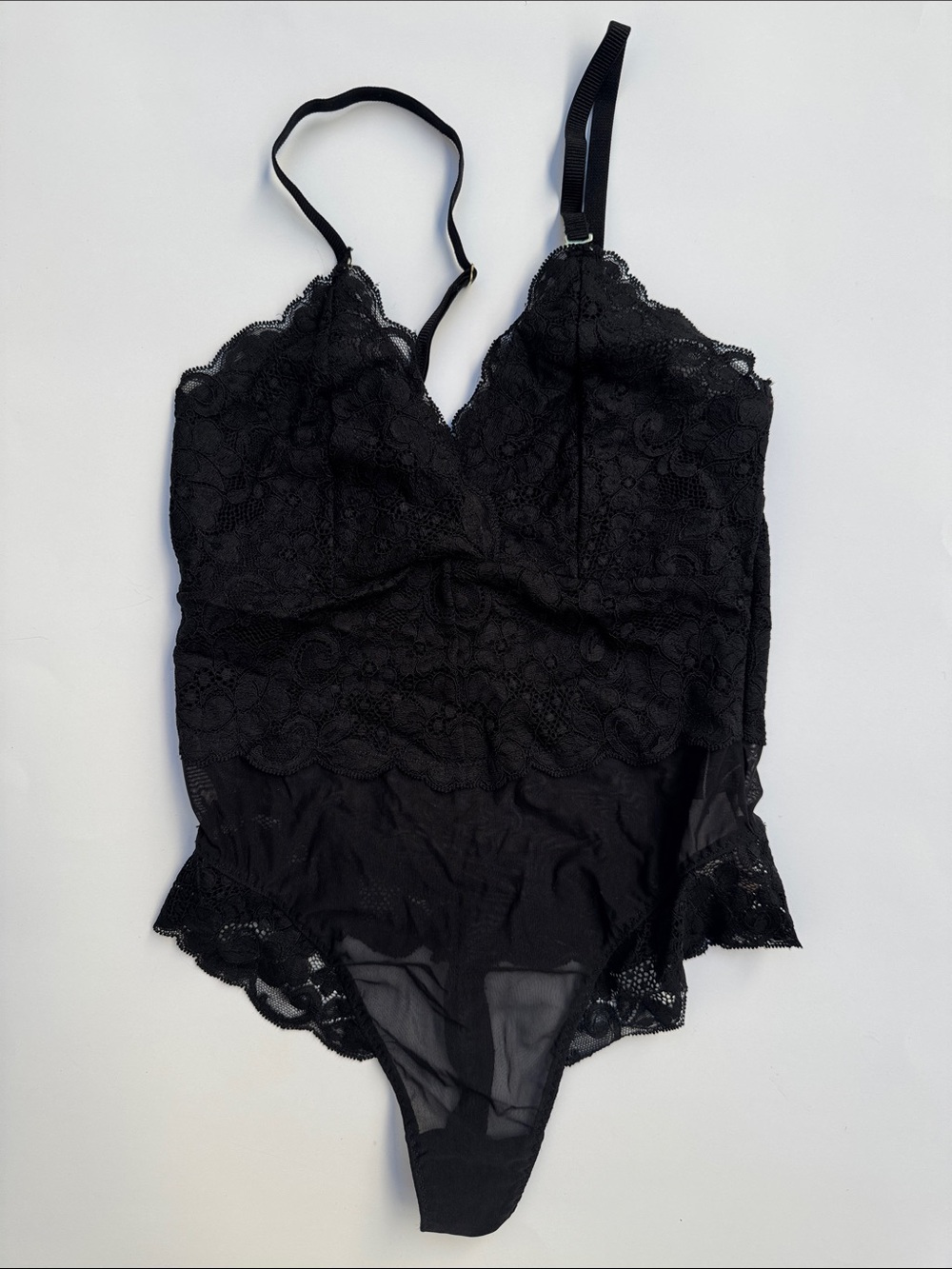 We Are HAH Black Lace Bodysuit